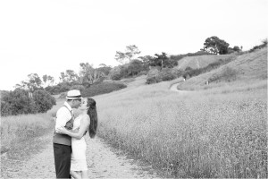 Perfect field of flowers for engagement photography in san pedro, ca