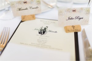 wine corks and wedding invitation
