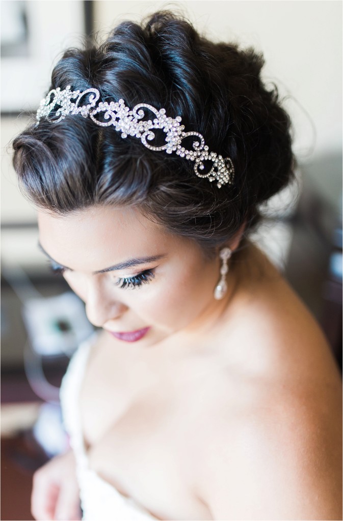 bridal headband details