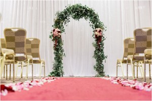 flowers by kate wedding arch