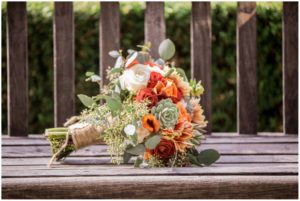 orange and white flowers for bouquet