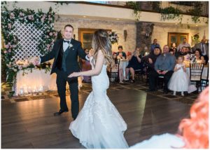 First dance at the wedding, #sanpedrowedding, #coastalwedding, #southerncaliforniawedding, #southerncaliforniaweddingphotographer, #michaelstuscanyroomwedding, #blushandgoldwedding, #mauvewedding, #losangelesweddingideas, #palosverdeswedding, #rainydaywedding, #2019weddingideas, #torranceweddingideas, #bridaldetails, #groomsdetails, #blushweddingdetails, #classicweddingideas