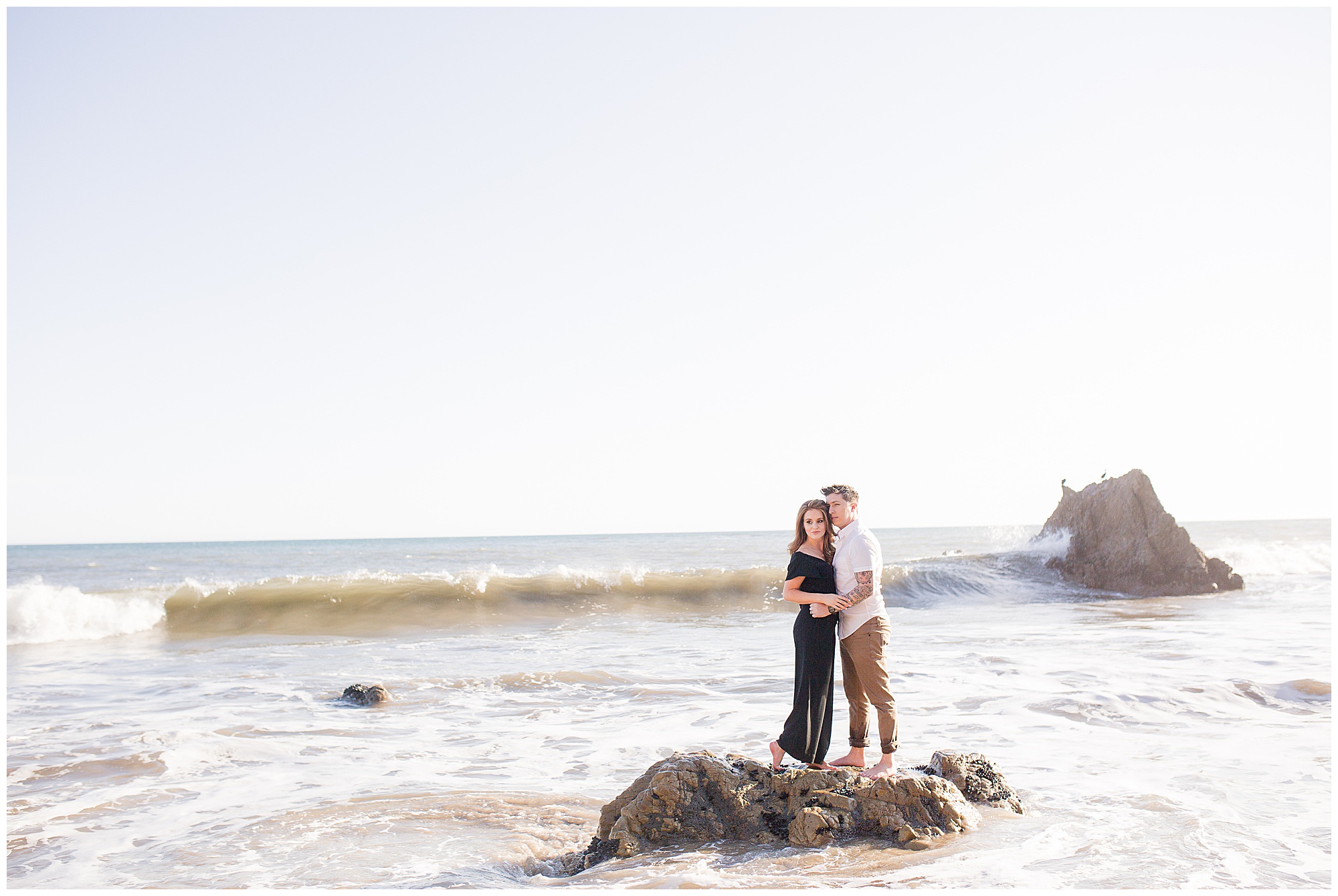 El Matador Beach Engagement: Ali + AJ » Destination Wedding ...