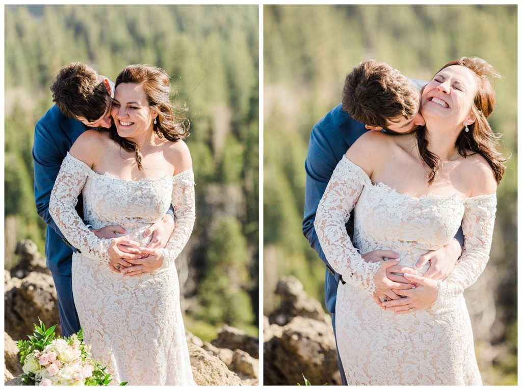 maternity photos during lake tahoe wedding